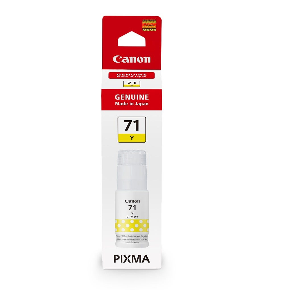 Canon Ink Bottle 71 Yellow 70ml - Image 3