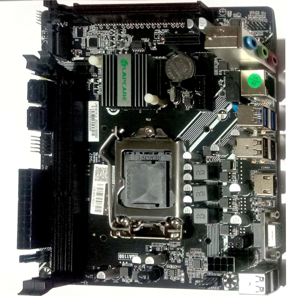 Lapcare Motherboard Nvme Compatible Motherboard Lapcare H61 H61 - Main Image