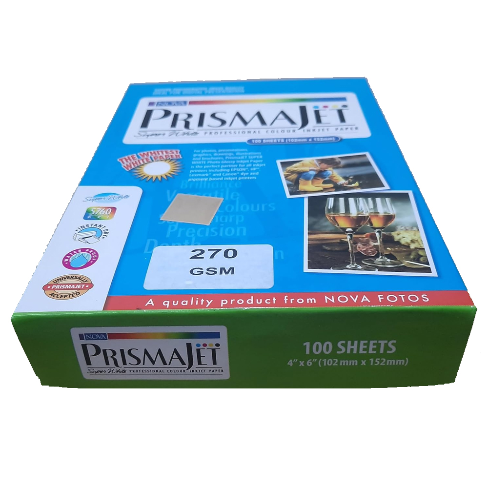 Prismajet Photo Paper 6 X4 100PC 270 GSM_2