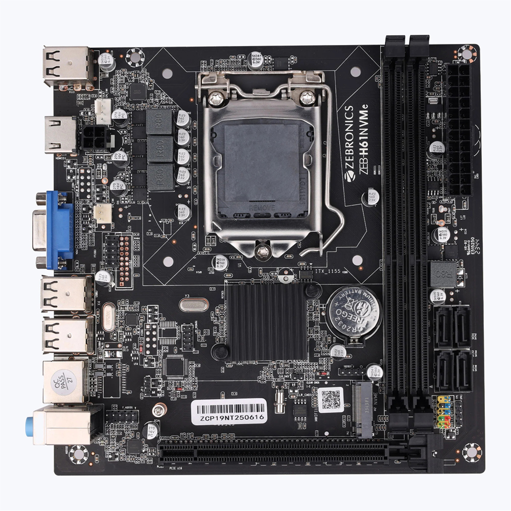 1155 Motherboard Zebronics B75 Motherboard G41 Zebronics Front