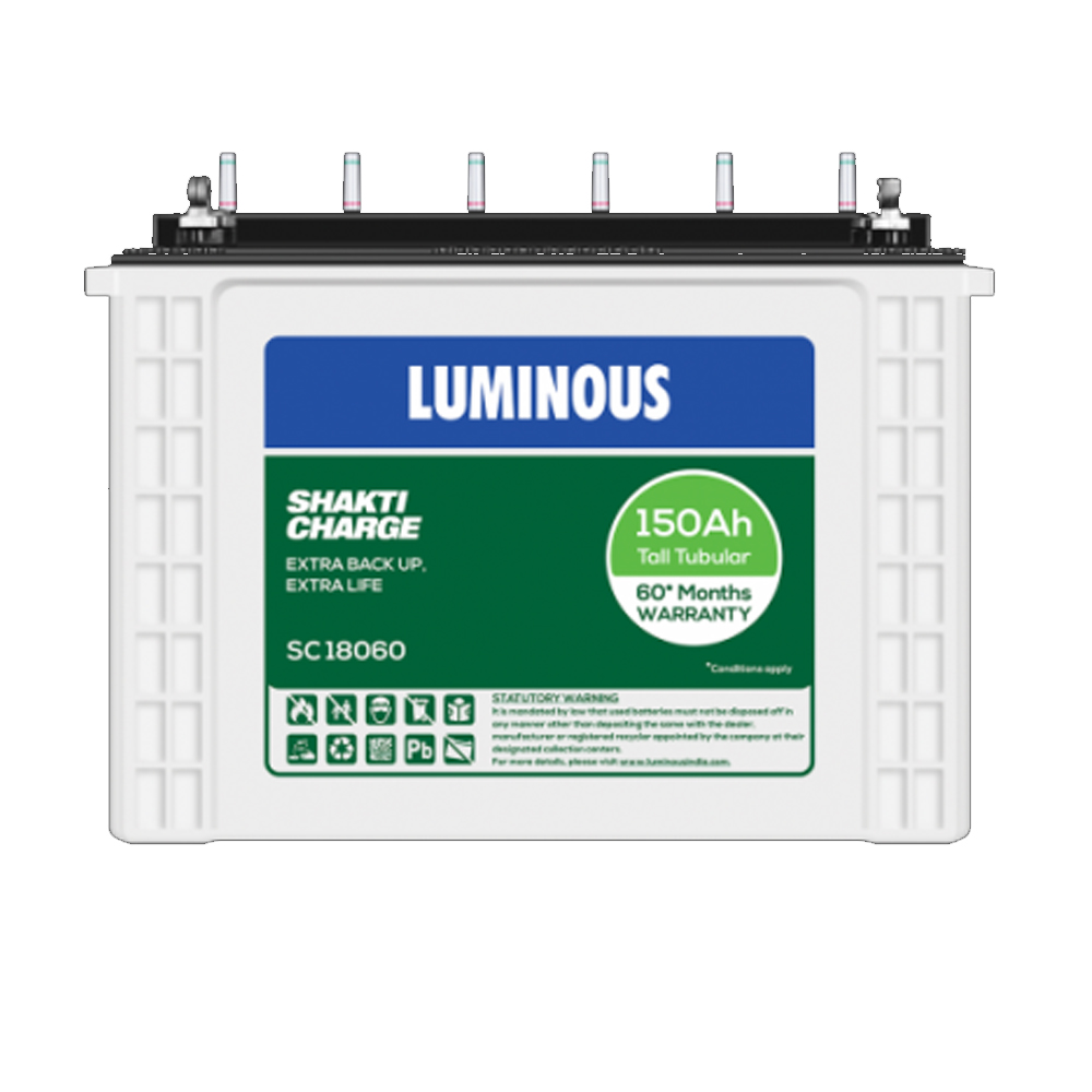 Luminous Tubular Inverter Battery SC 18060 150Ah 60m Warranty - Image 2