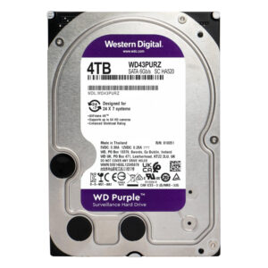 WD Surveillance Hard Disk Drive 4TB Purple WD43PURZ