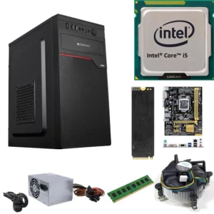 Assembled CPU Core i5 6th H110 8GB Ram 512GB SSD Fan With Cabinet