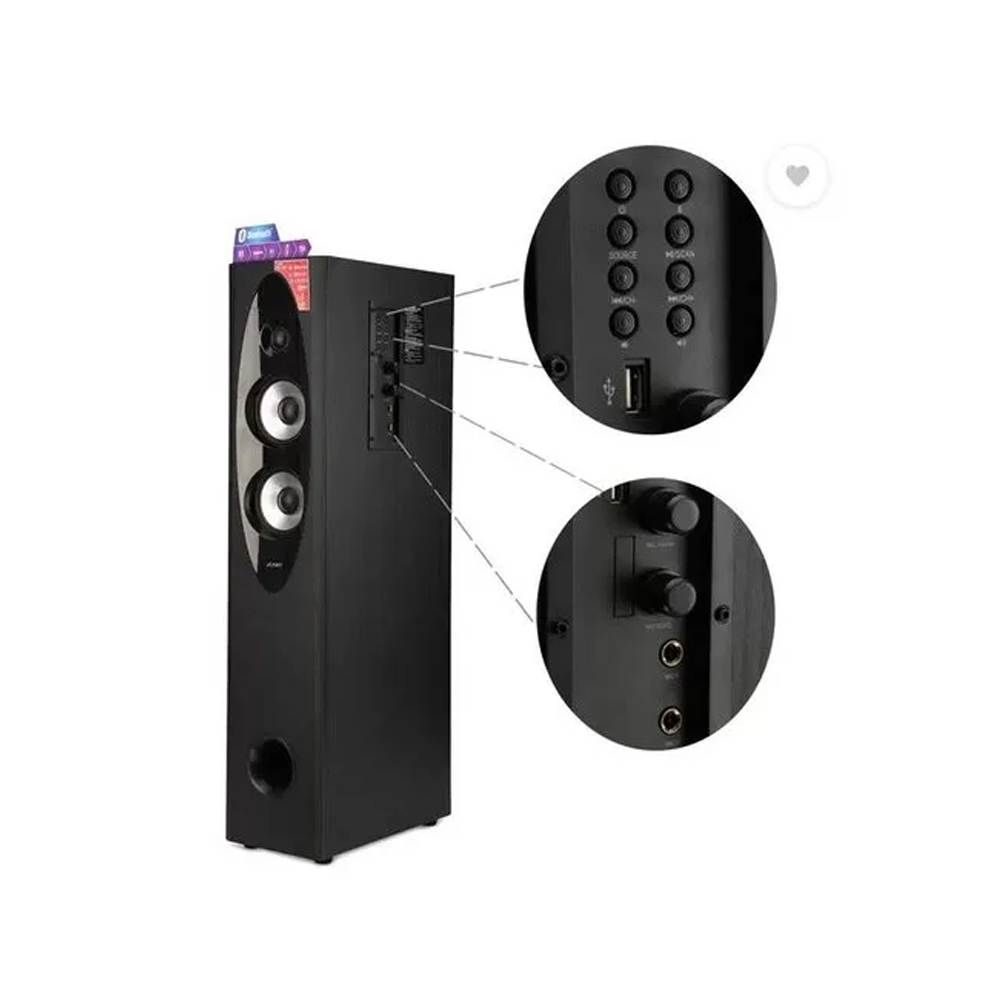 A180x T60x Bluetooth Fenda T60x Remote F&D Tower Speaker With Mic T60X