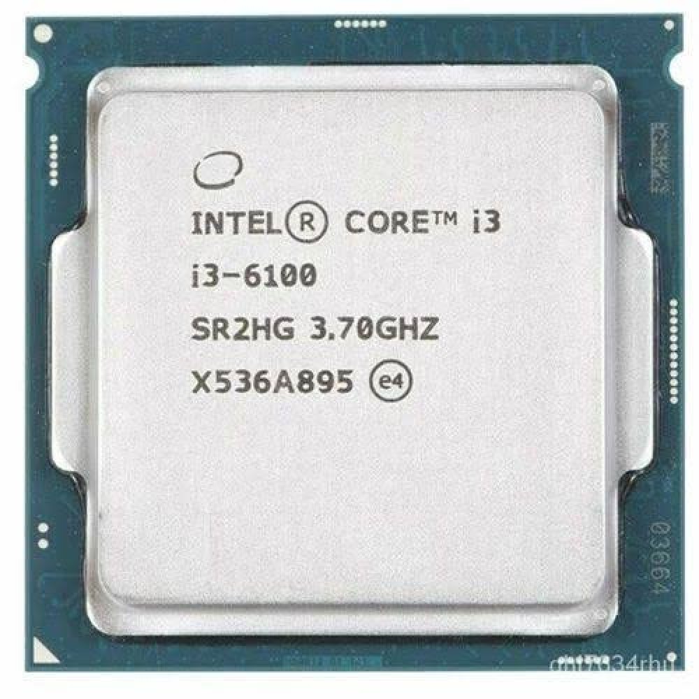 Intel Processor Core i3 6100 3.70Ghz 1155 H110