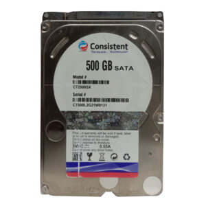 Consistent Laptop Hard Drive 500GB