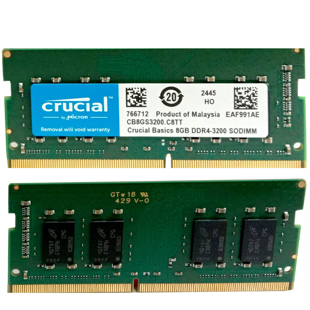 Crucial Laptop Ram 8GB DDR4 3200 SODIMM