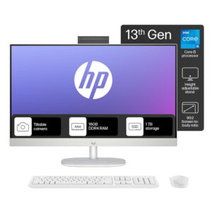 HP All In One Desktop 27-CR0407IN Core i5 1335U 16GB Ram 1TB SSD WIN11 MSO21 27" White
