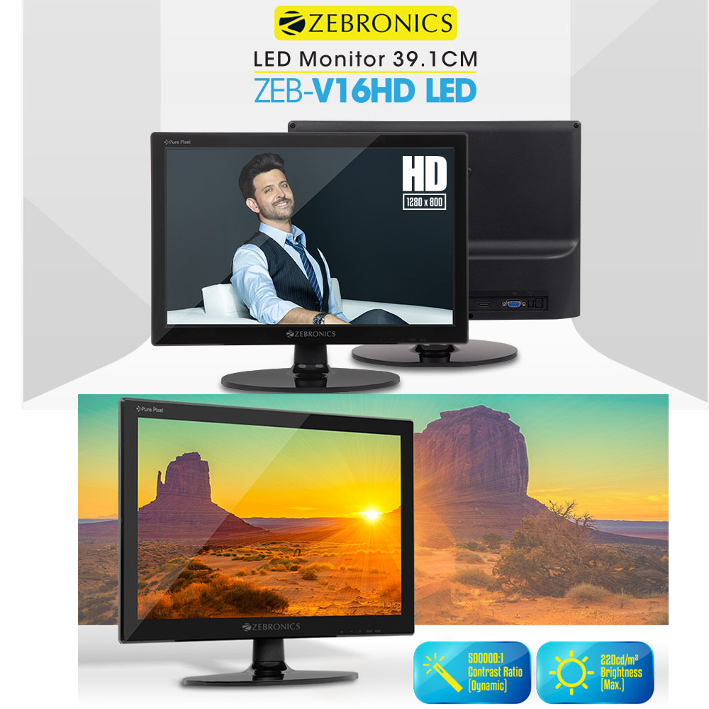 Zebronics Monitor V16HD