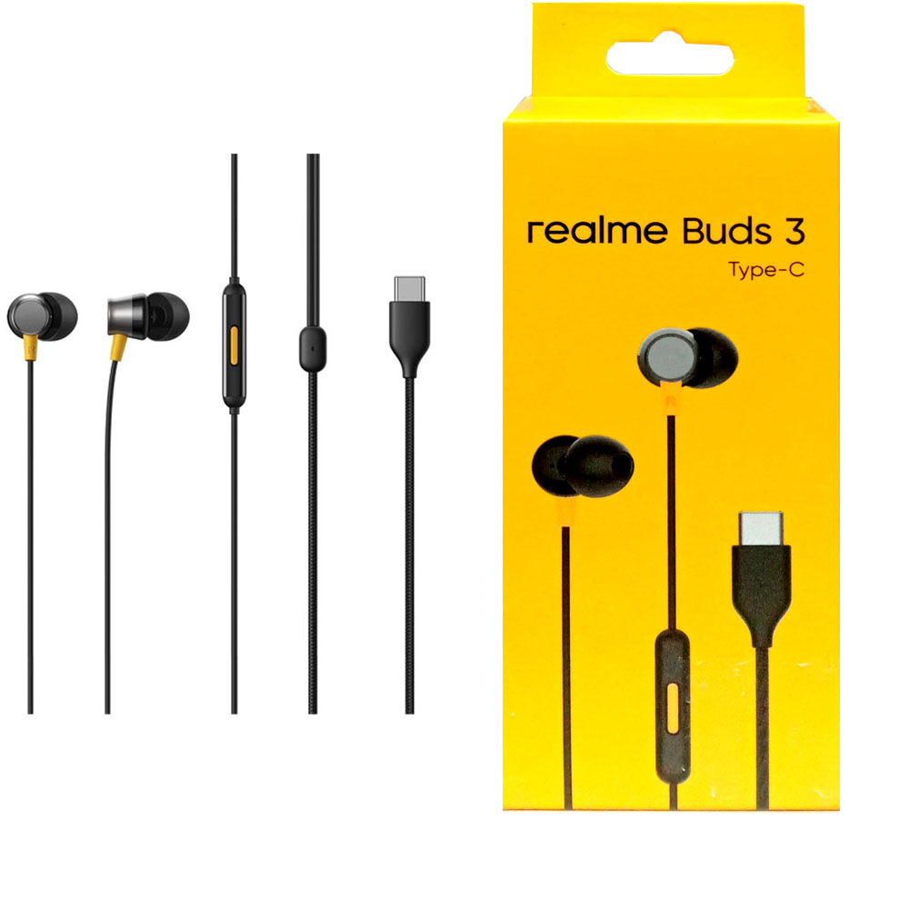 Realme Buds Realme X3 Type C Earphones Audio Cable Earphone For