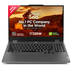 Lenovo Laptop LOQ EEIN R5 7235HS 12GB 512GB 6GB RTX3050 WIN11 MSO24 15.6" Grey