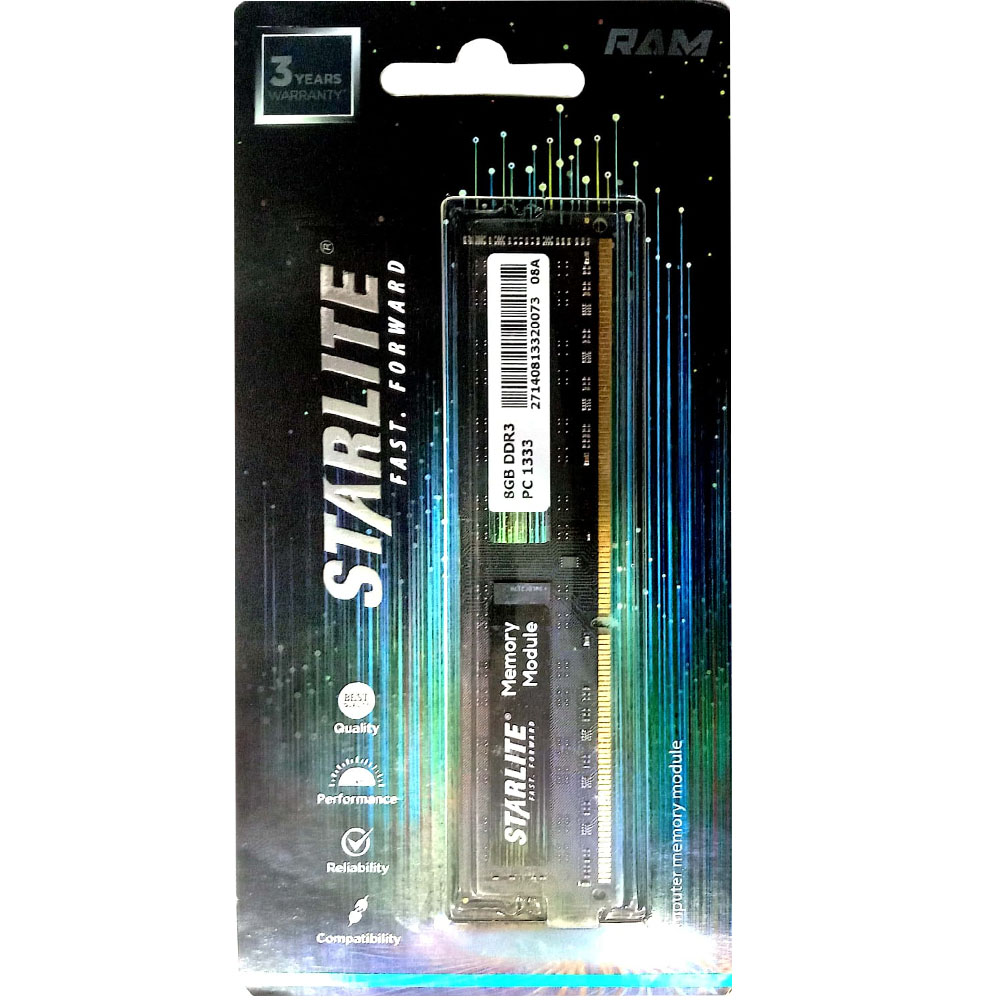 Starlite Desktop Ram 8GB DDR3 PC1333