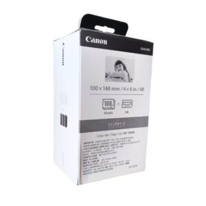Canon Selphy Printer Ink & Paper 108IN 108Sheet