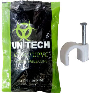 Cable Kaju Clip 10mm 100 Pcs.